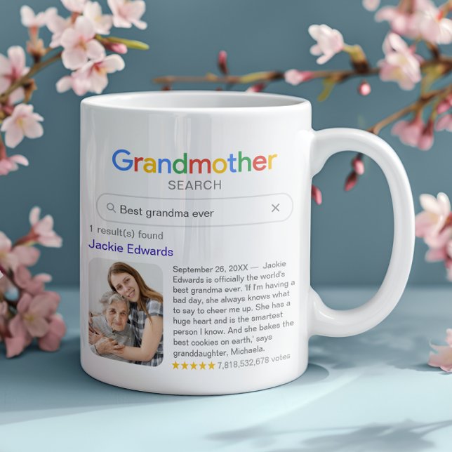 Mug Résultats de recherche drôles de "Meilleure grand- (Créateur téléchargé)