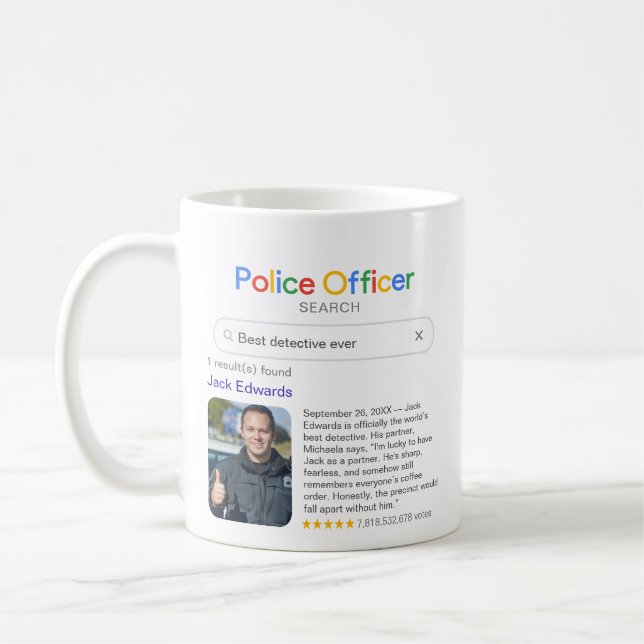 Mug Résultats de recherche et photo du meilleur flic d (Gauche)