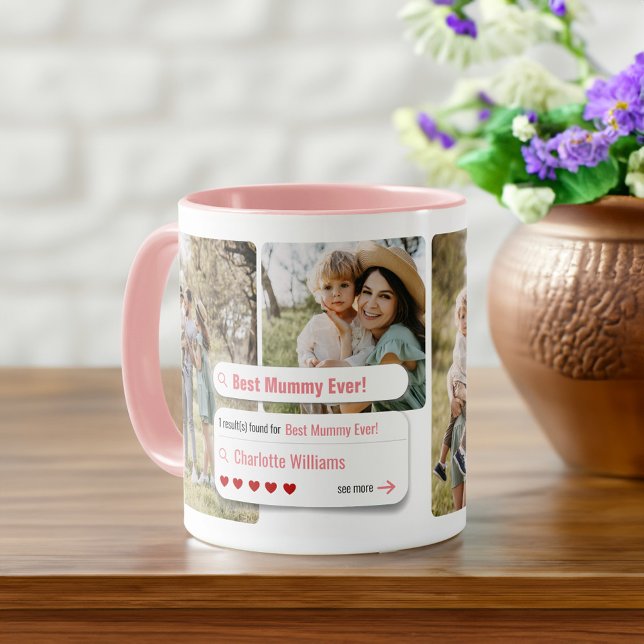 Mug Résultats du moteur de recherche photo de la meill (Funny Best Mommy Ever Photo Search Engine Results Mug)