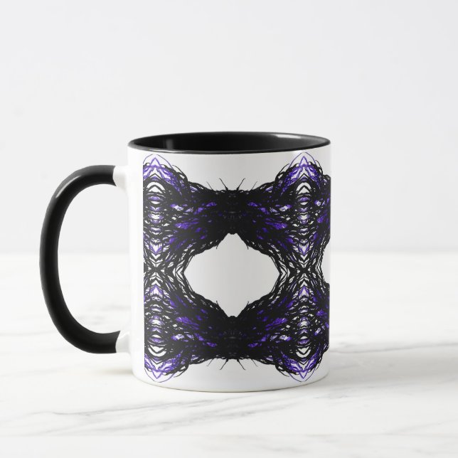 Mug Résumé de l'orgueil 7 péchés capitaux Art à l'encr (Gauche)