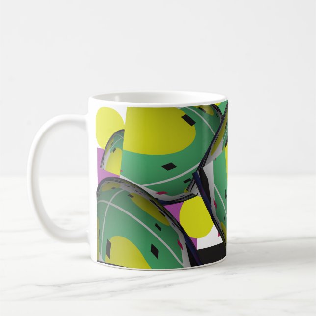 Mug Résumé Vert 3 (Gauche)
