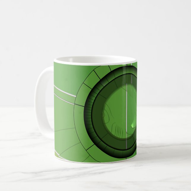 Mug Résumé Vert Deux (Devant gauche)