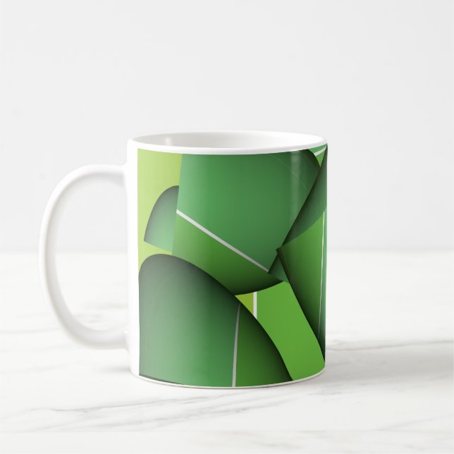Mug Résumé Vert Un (Gauche)