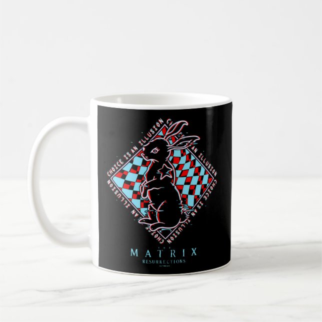 Mug Résurrections matricielles en 3D lapin blanc (Gauche)