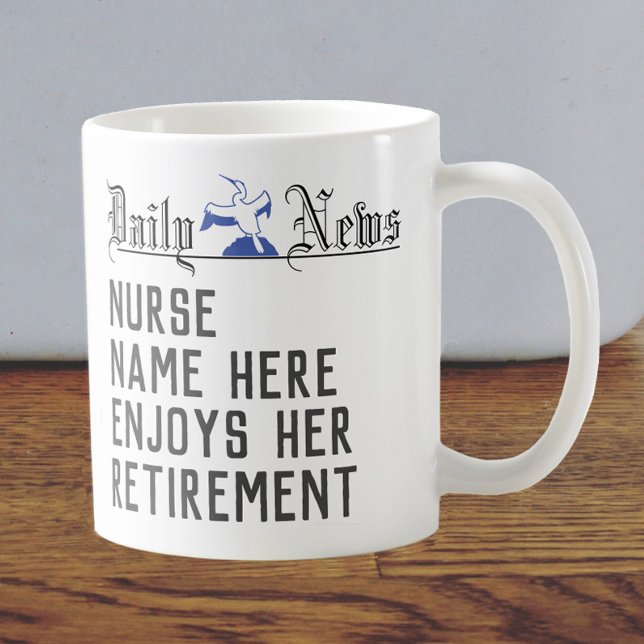 Mug Retirement Gift for a Nurse (Créateur téléchargé)