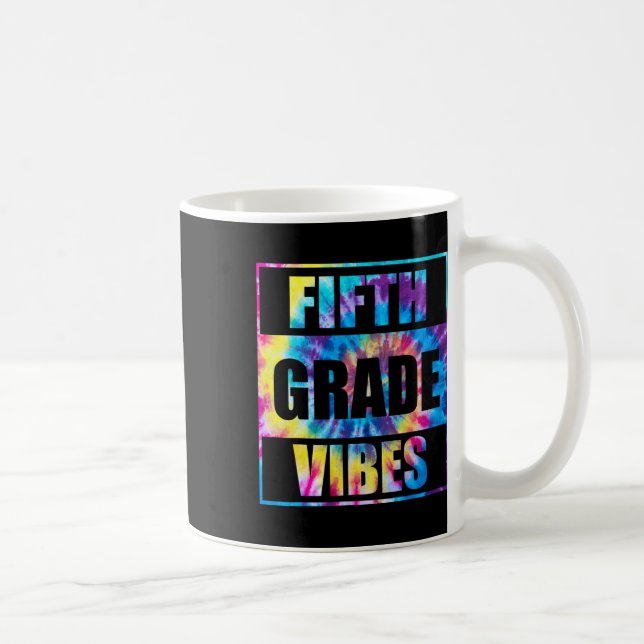 Mug Retour à l'école 5e année Vibes Premier jour d'éco (Droite)