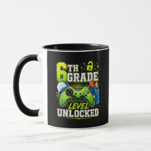 Mug Retour à l'école 6e niveau sixième débloqué