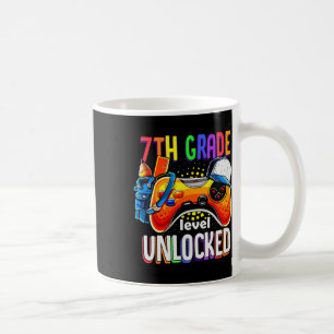 Mug Retour À L'École 7E Septième Niveau Déverrouillé