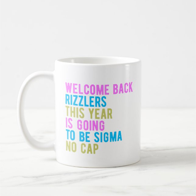 Mug Retour À L'École Accueil Retour Rizzlers Sigma Auc (Gauche)