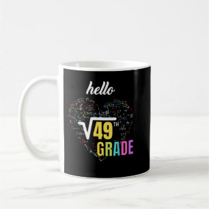 Mug Retour à l'école Carré de 7e année Racine de 49 ma