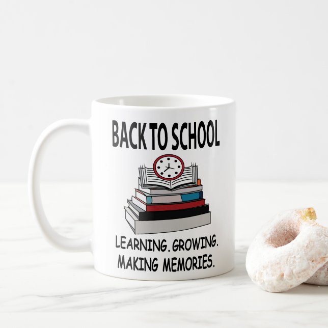 Mug Retour à l'école Enseignant Élève  (Avec donut)