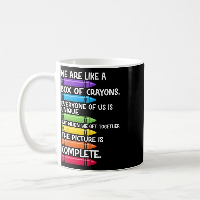 Mug Retour à l'école Enseignant Nous sommes comme une  (Gauche)