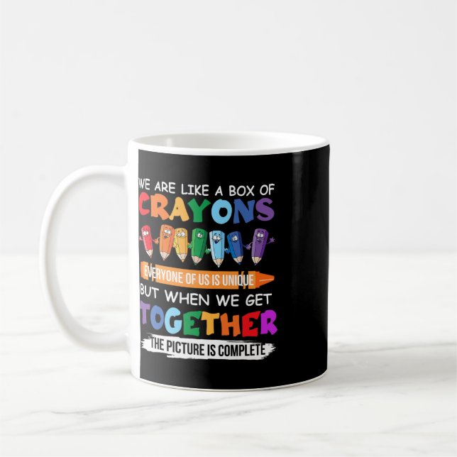 Mug Retour à l'école Enseignant Nous sommes comme une  (Gauche)