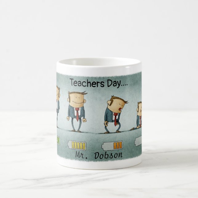 Mug Retour à l'école Enseignants Jour Fun Amusant Whim (Centre)