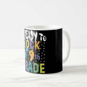 Mug Retour à l'école Je suis prêt à rocker 9e année Di