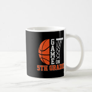 Mug Retour À L'École Jeu Sur Basketball De 5E Année Fu