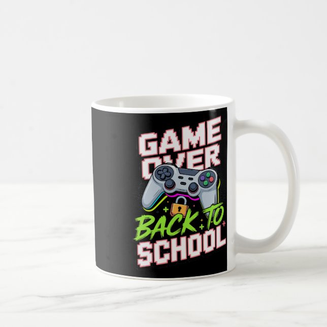 Mug Retour à l'école Manette de jeu cool drôle vidéo j (Droite)