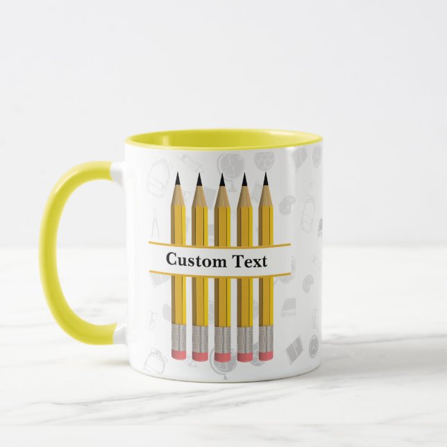 Mug Retour à l'école | Pencils Coffret d'enseignant pe (Gauche)