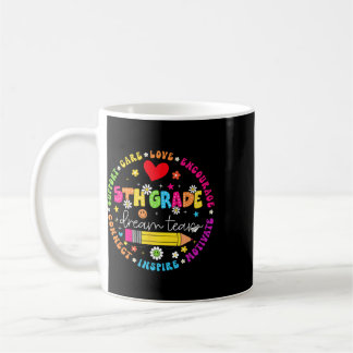 Mug Retour à l'école Prof Care Lov 5e année Équipe de