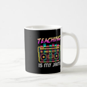Mug Retour à l'école Retro Enseignement est My Jam 80s