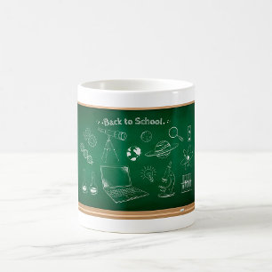 Mug Retour à l'école Science Chalkboard Éducation