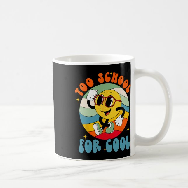 Mug Retour À L'École Sourire Visage À L'École Pour Le  (Droite)