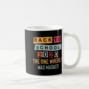 Mug Retour À L'École Travail En Quarantaine À La Maiso
