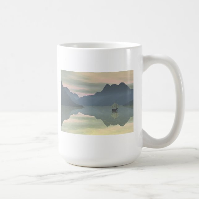 Mug Retour au port - Batterie de voiliers (Droite)