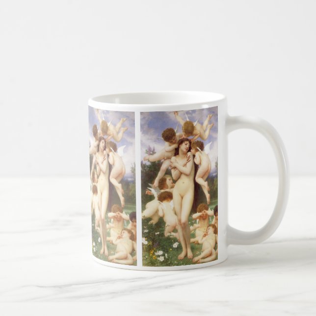 Mug Retour du Printemps (Le Printemps) de Bouguereau (Droite)