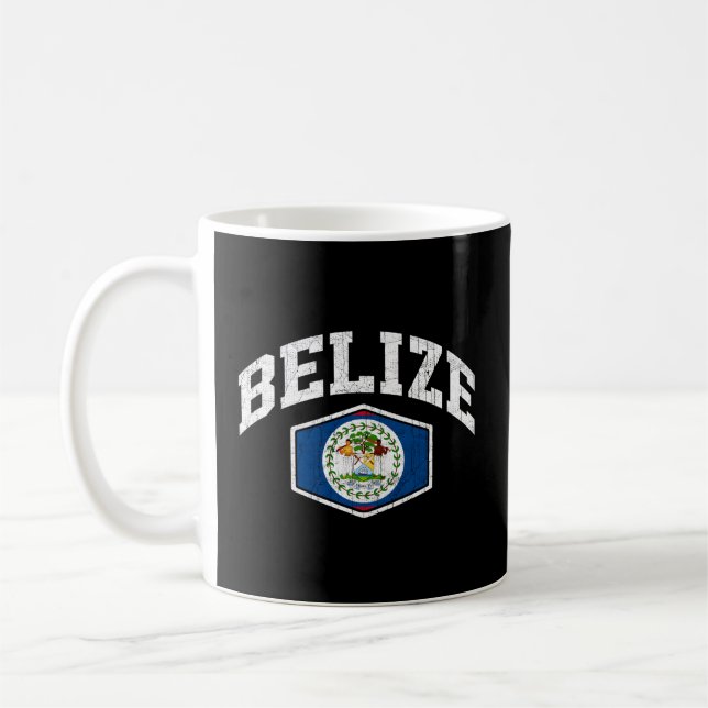Mug Retournement du drapeau du Belize (Gauche)