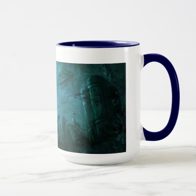 Mug Retours de folie d'Alice : Jules Verne (Droite)