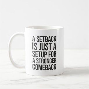Mug Retrait contre retour - Motivation du succès
