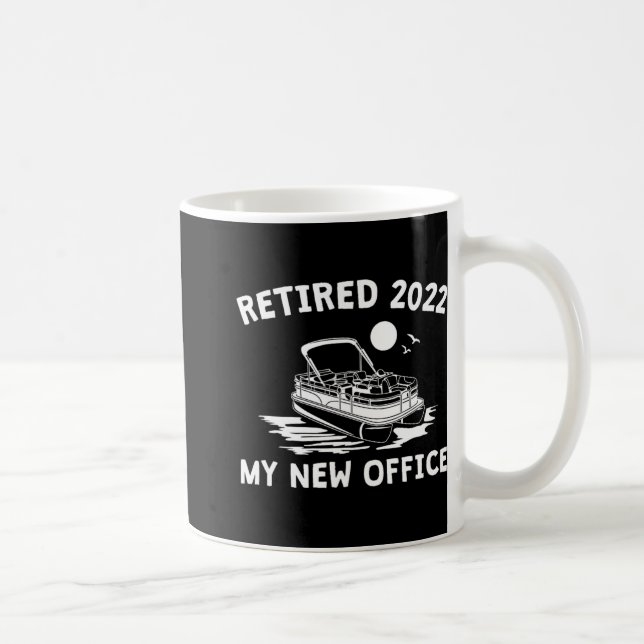 Mug Retraité 2022 - Mon Nouveau Bureau, Drôle de Ntoon (Droite)