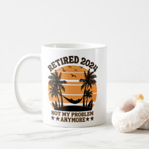 Mug Retraité 2024 Pas mon problème plus