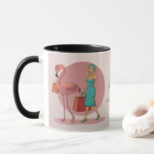 Mug Retraité C'est mon travail d'aller faire des achat