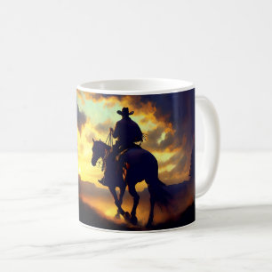 Mug Retraite de Cowboy Sunset
