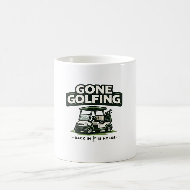 Mug Retraite de golf Parti au golf (Centre)