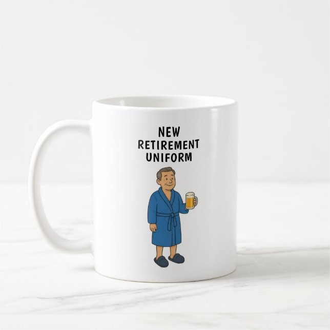 Mug Retraite de l'Homme Drôle (Gauche)