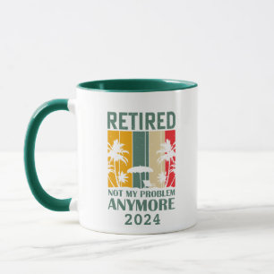 Mug Retraite drôle personnalisée officiellement à la r