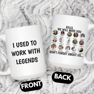 Mug Retraite d'un collègue, 15 photos de collègues