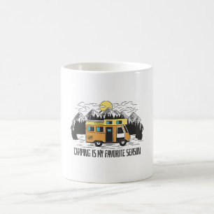 Mug Retraite en montagne en camping-car