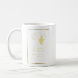 Mug Retraite Golf Party Classic Green Golden Player