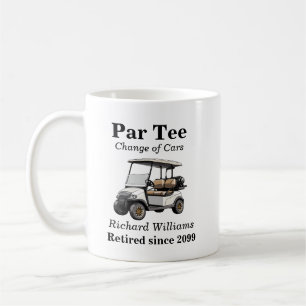 Mug Retraite Grey Golf Panier Par Tee Thème