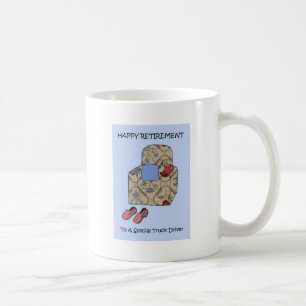 Mug Retraite heureuse de chauffeur de camion