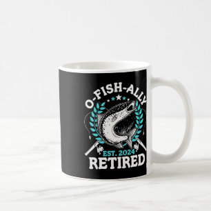Mug Retraité O-poisson-lement 2024 Cadeaux de retraite