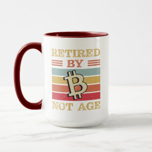 Mug Retraité par Bitcoin Pas Age Crypto Investissement