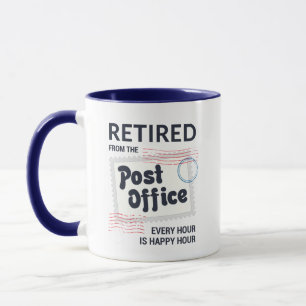 Mug Retraité Poste Travailleur Mailman Parti de retrai