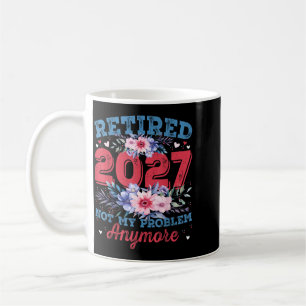 Mug Retraite pour femmes 2027 Retraitée 2027 Rose Mign
