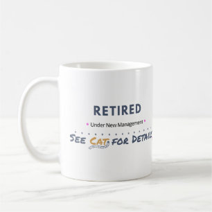 Mug RETRAITÉ : Sous nouvelle direction Voir le chat po