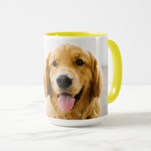 Mug Retriever d'or souriant